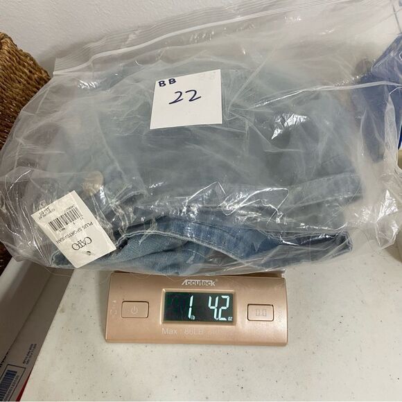 NWT Cato Womens 18/20 Blue Denim Jacket Lace Detail Cottagecore Streetwear Boho - Picture 8 of 8